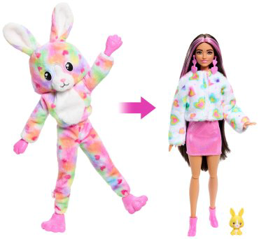 Кукла-модель Barbie Cutie Reveal. Кролик HRK380, 29 см купить,NaN