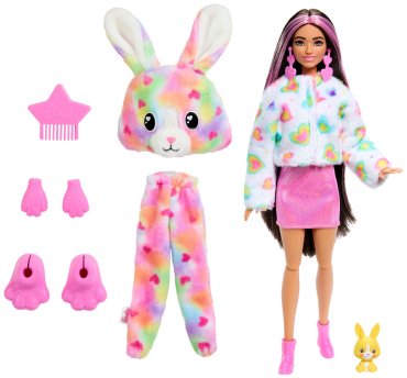 Кукла-модель Barbie Cutie Reveal. Кролик HRK380, 29 см