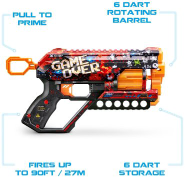 бластеры X-Shot Griefer - Game Over 36561/D купить,NaN