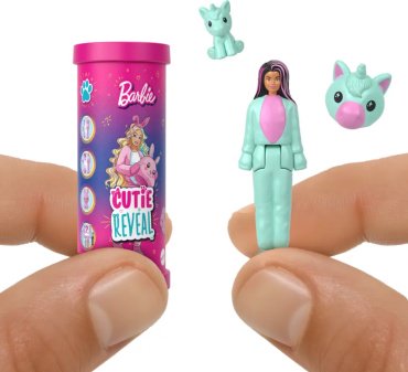 Кукла-сюрприз Barbie BarbieLand HYM25, 3.8 см аксессуары в комплекте