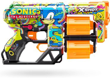 Бластеры X-Shot Dread Sonic Hyper Spike 36583D, пластик 12 шт купить,NaN