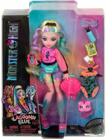 Кукла-модель Monster High Lagoona Blue HHK55, 27 см