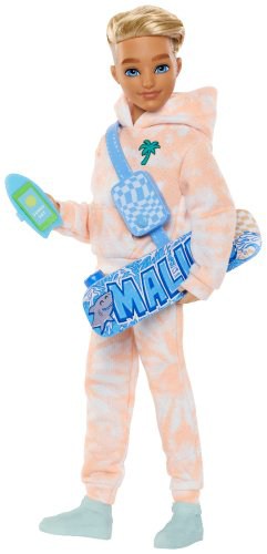 Кукла-модель Barbie Кен скейтбордист JDD750, 27 см купить,NaN