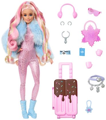 Кукла-модель Barbie Extra. Кукла в зимнем образе HPB160, 29 см