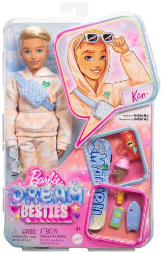 Кукла-модель Barbie Кен скейтбордист JDD750, 27 см