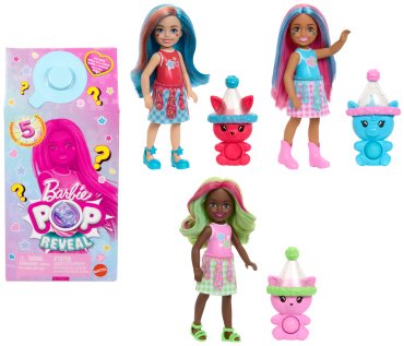 Кукла-сюрприз Barbie Chelsea серия Animal Party JCN890, 14 см