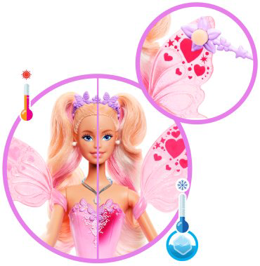 Кукла-модель Barbie Фея меняющая цвет JCP760, 28 см купить,NaN