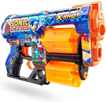 Бластеры X-Shot Dread Sonic - Mega Sonic 36583A, пластик 12 шт купить,NaN