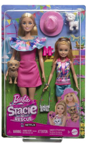 Кукла-модель Barbie Entertainment. Игровой набор Барби и Стэйси HRM090, 27 см купить,NaN