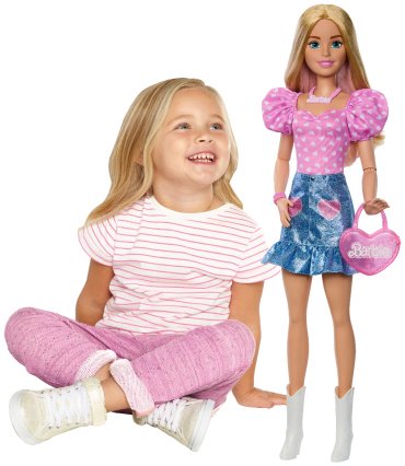 Кукла-модель Barbie My First Barbie. Cowgirl Caucasian HYT840, 71 см купить,0