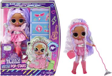 Кукла-сюрприз L.O.L. Surprise! Tweens Neon Китти 43553, 16 см