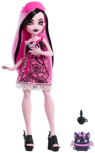 Кукла-сюрприз Monster High Sleepover HYV640, 27 см