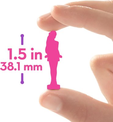 Кукла-сюрприз Barbie BarbieLand HYF28, 3.8 см аксессуары в комплекте
