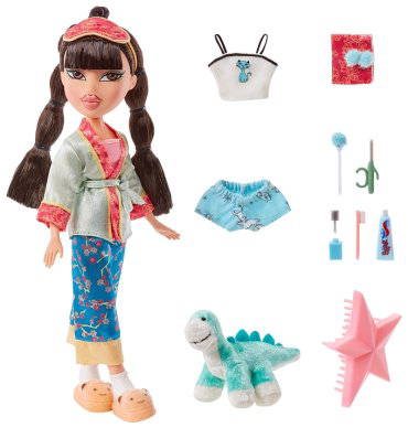 Кукла коллекционная Bratz Jade Slumber Party 592068, 29 см аксессуары в комплекте