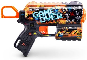 Бластер X-Shot Flux-Game Over с 8 стрелами 36516/C, мультиколор