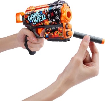 Бластер X-Shot Flux-Game Over с 8 стрелами 36516/C, мультиколор