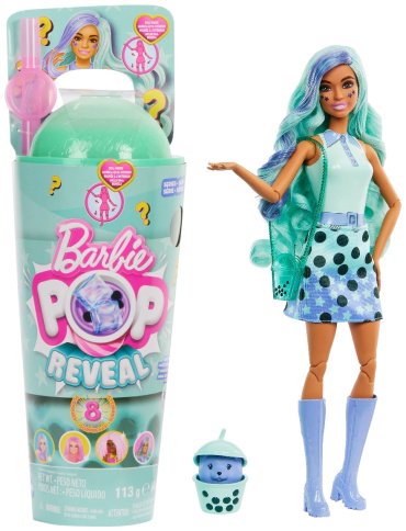 Кукла-модель Barbie Pop! Reveal. Bubble Tea - Зеленый Чай HTJ210, 29 см