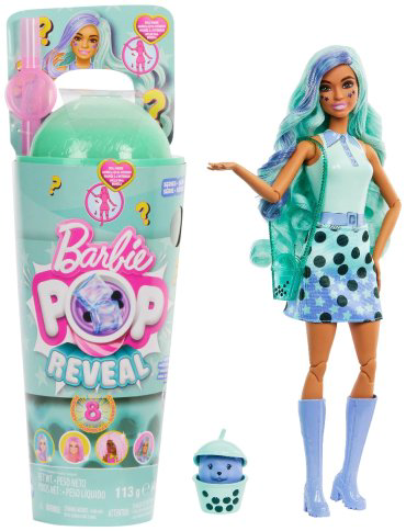 Кукла-модель Barbie Pop! Reveal. Bubble Tea - Зеленый Чай HTJ210, 29 см купить,NaN