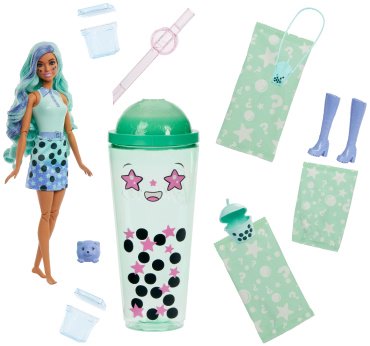 Кукла-модель Barbie Pop! Reveal. Bubble Tea - Зеленый Чай HTJ210, 29 см