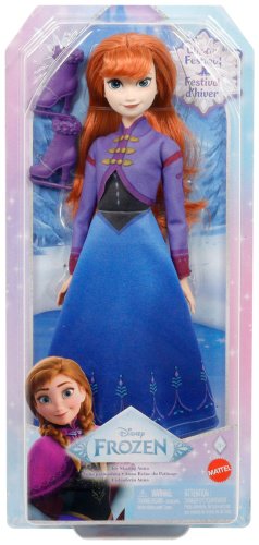 Кукла-модель Disney Анна на коньках JBG540, 29 см купить,0