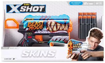 Бластеры X-Shot Flux Beast Out 36516L, пластик 8 шт купить,NaN