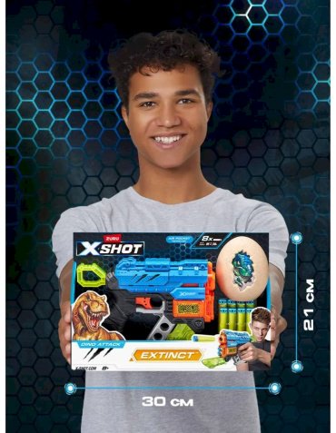 Бластеры X-Shot Dino Attack. Extinct 4870, пластик купить,0