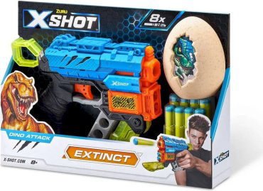 Бластеры X-Shot Dino Attack. Extinct 4870, пластик купить,NaN