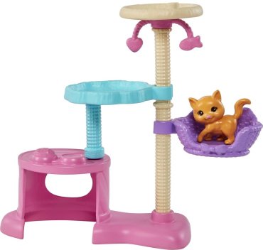 Кукла-модель Barbie Барби с котятами HHB700, 29 см купить,0