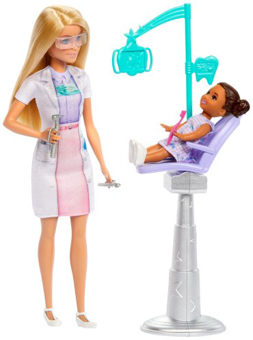 Кукла-модель Barbie Карьера - Дантист JCR740, 26 см купить,NaN