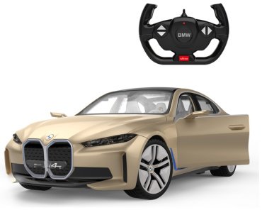 Машинка BMW i4 Concept на радиоуправлении Rastar 98300G, золотой