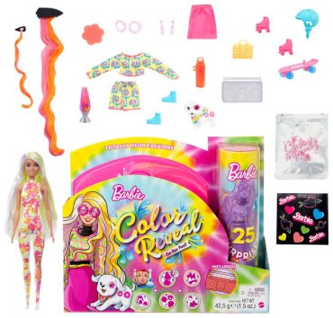 Кукла-модель BARBIE Color Reveal HCD25/HCD26, 28 см