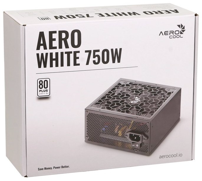 Блок питания AeroCool AERO WHITE 750W 750 Вт - ForteMarket Блок питания AeroCool AERO WHITE 750W 750 Вт купить,30832