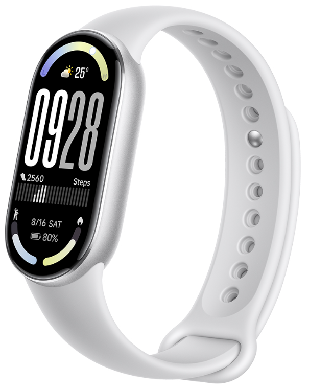 Фитнес-браслет Xiaomi Smart Band 10 BHR07PSGL Glacier Silver купить,NaN
