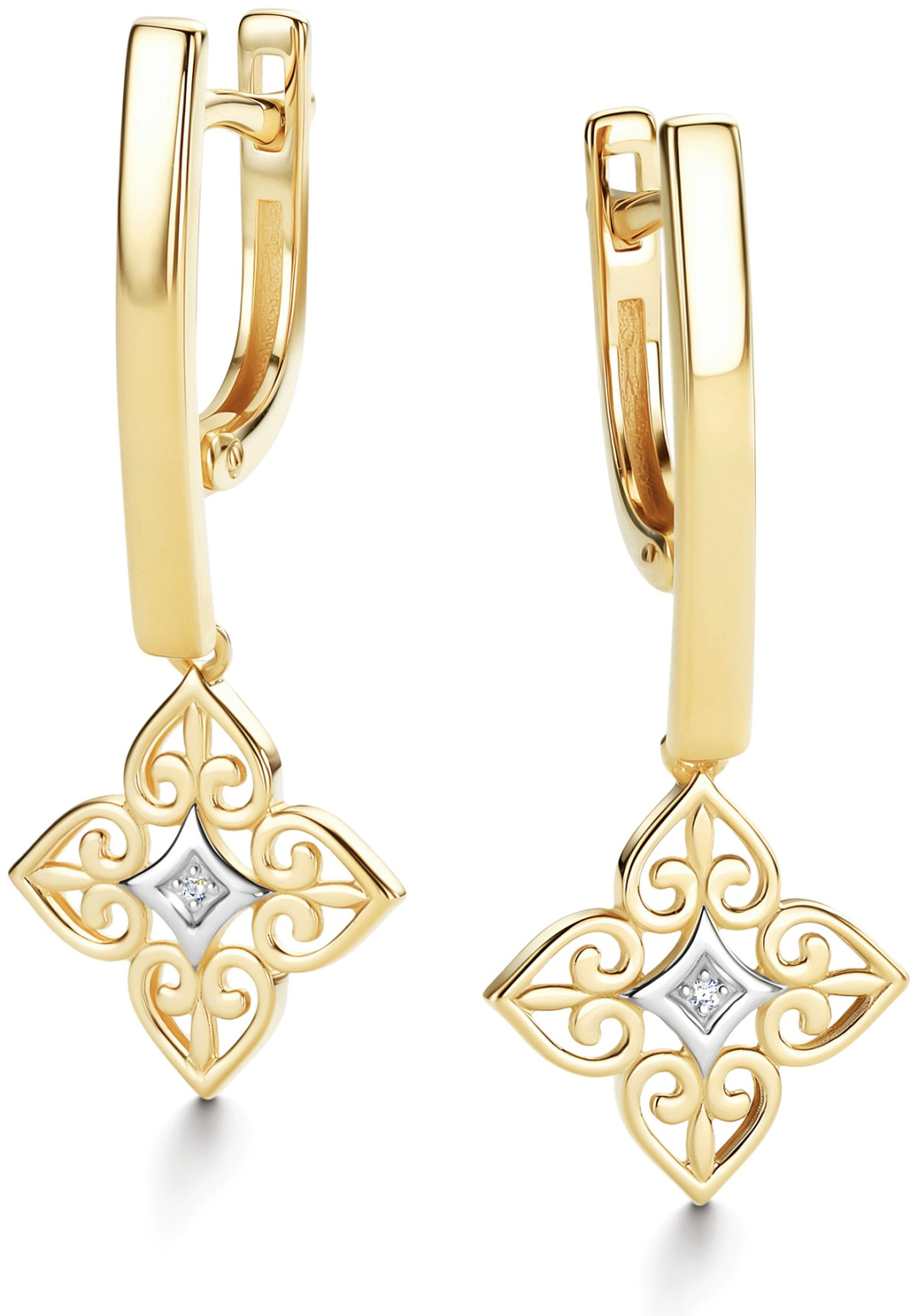 Серьги Алькор 26599-300 золото 3.3гр купить,424000