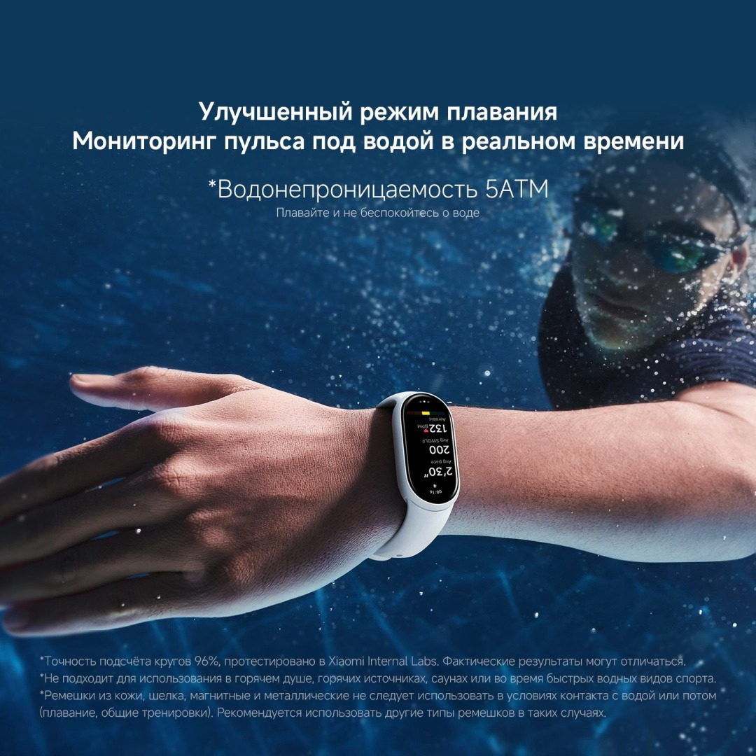 Фитнес-браслет Xiaomi Smart Band 10 BHR07Y5GL Ceramic Edition Pearl White