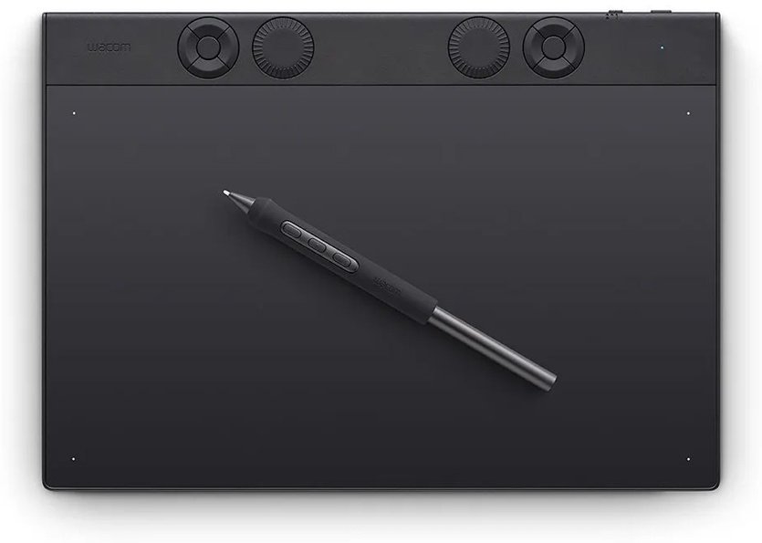 Графический планшет Wacom Intuos Pro pen tablet medium PTK670K0B черный
