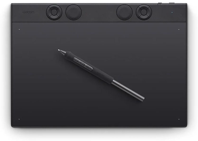 Графический планшет Wacom Intuos Pro pen tablet medium PTK670K0B черный купить,239042