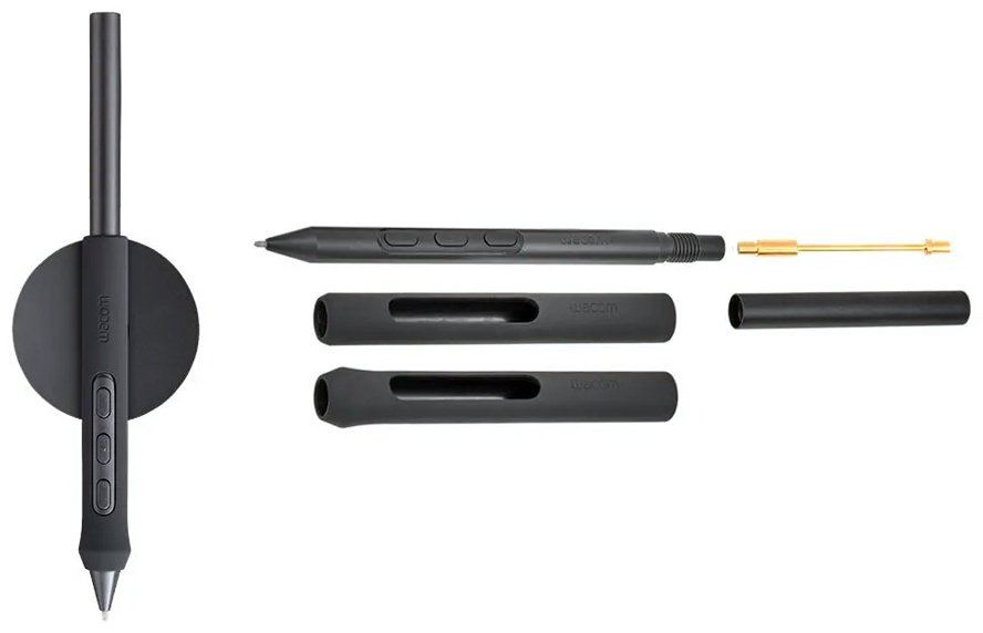 Графический планшет Wacom Intuos Pro pen tablet medium PTK670K0B черный купить,239042