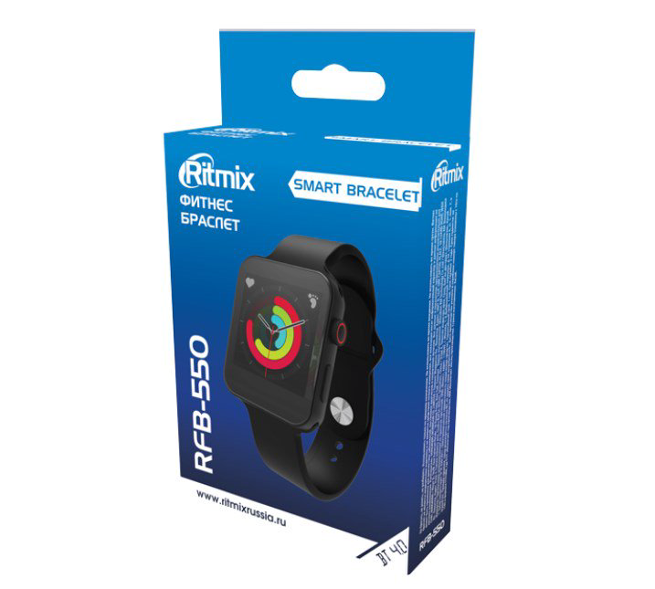 Фитнес-трекер Ritmix RFB-550 черные купить,NaN
