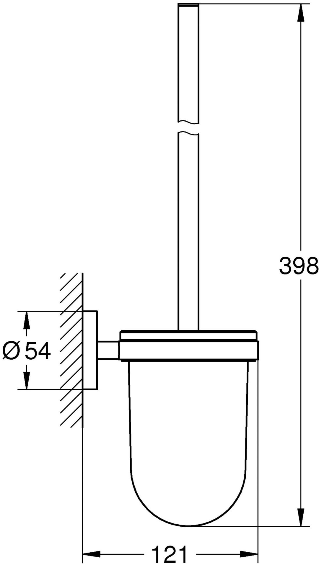 Grohe Essentials 40374AL1, металл, стекло купить,NaN
