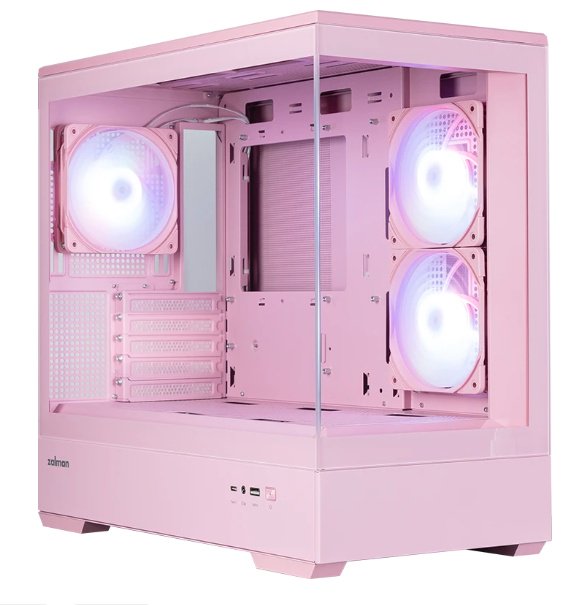 Корпус Zalman P30 V2 розовый купить,NaN