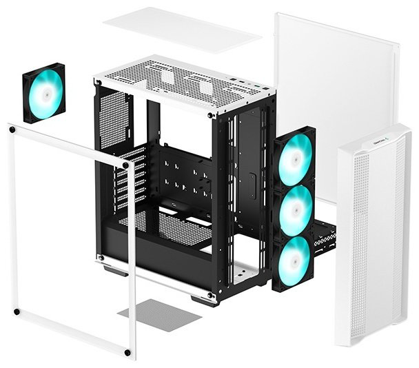 Корпус Deepcool CC560 белый купить,NaN