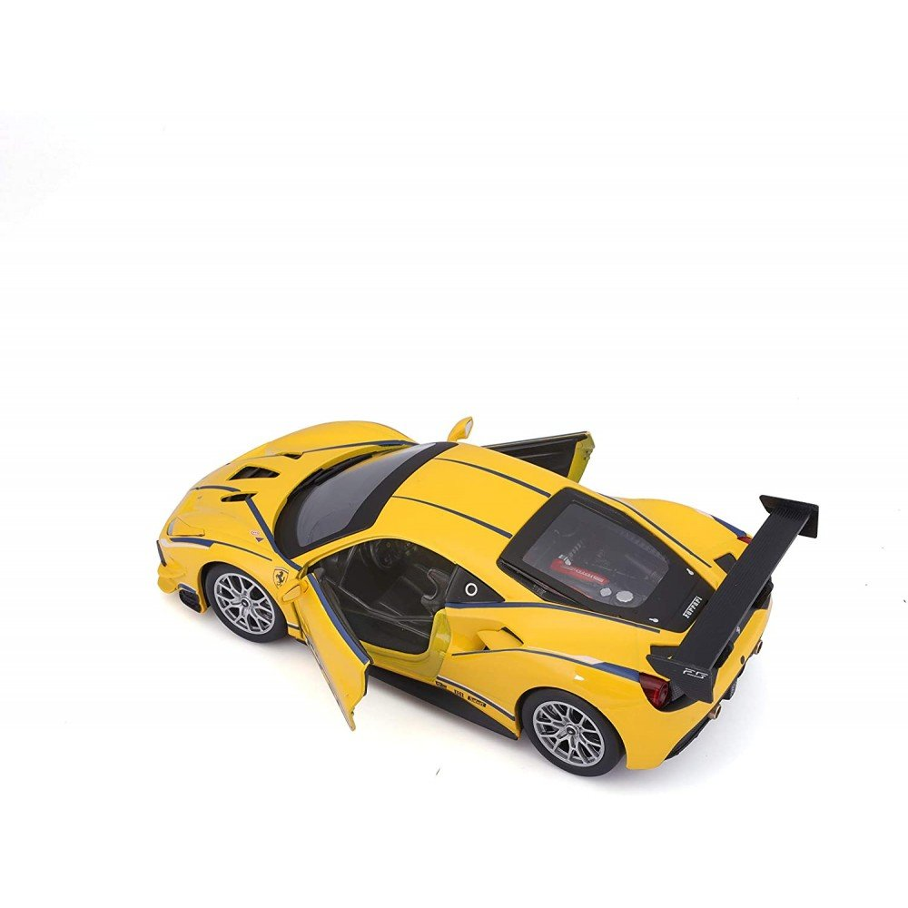 Модель автомобиля Bburago 1:24 Ferrrari 488 Challenge 18-26307 желтая купить,NaN