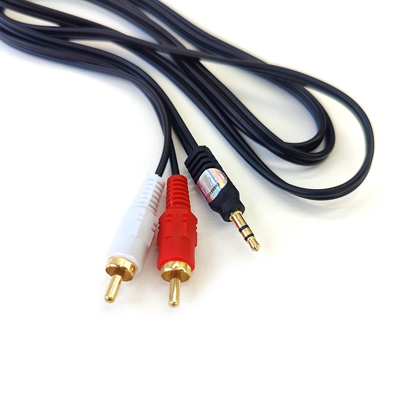 Аудио Кабель ViTi 3.5-2RCA 1.5м черный