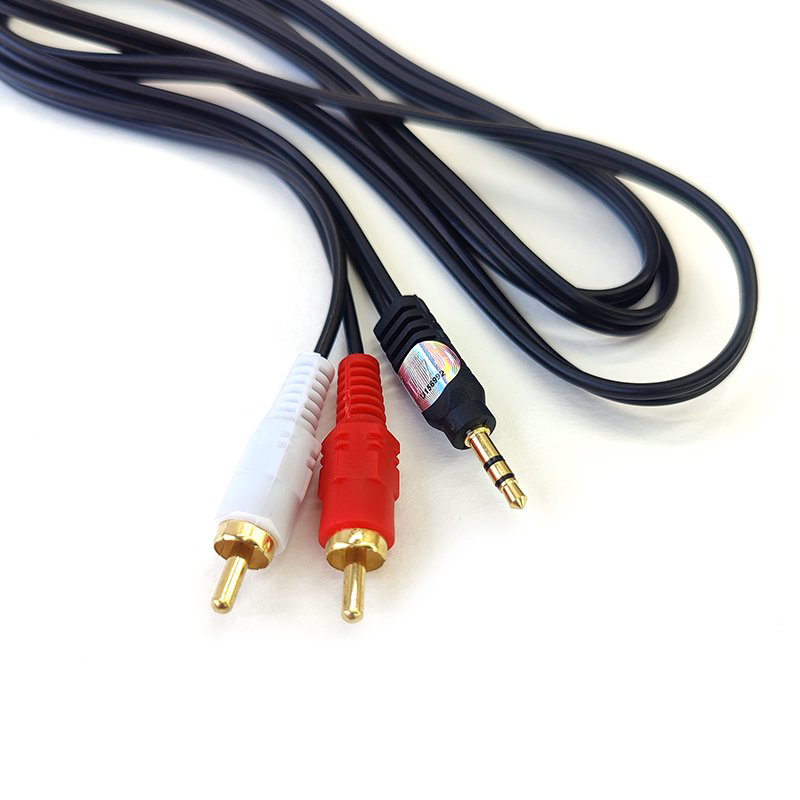 Аудио Кабель ViTi 3.5-2RCA 1.5м черный купить,1231