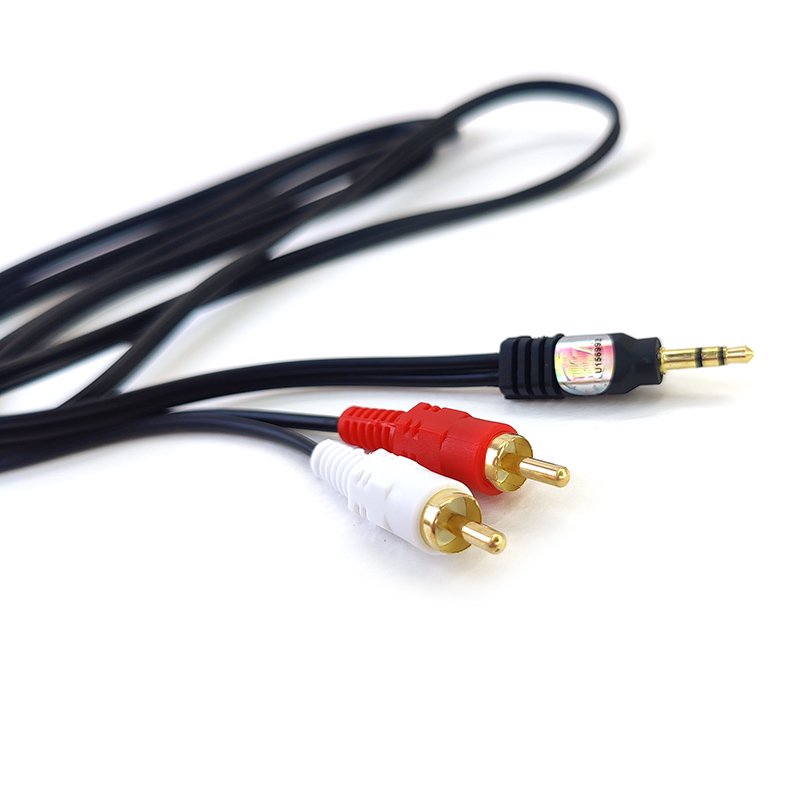 Аудио Кабель ViTi 3.5-2RCA 1.5м черный