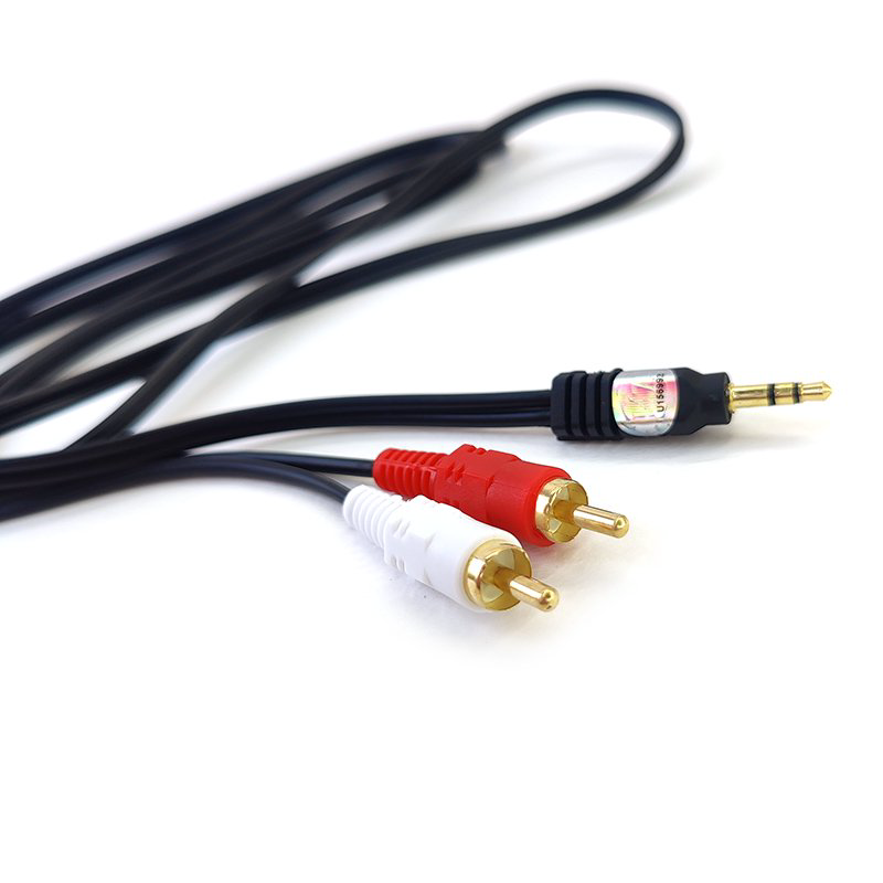 Аудио Кабель ViTi 3.5-2RCA 1.5м черный купить,1231