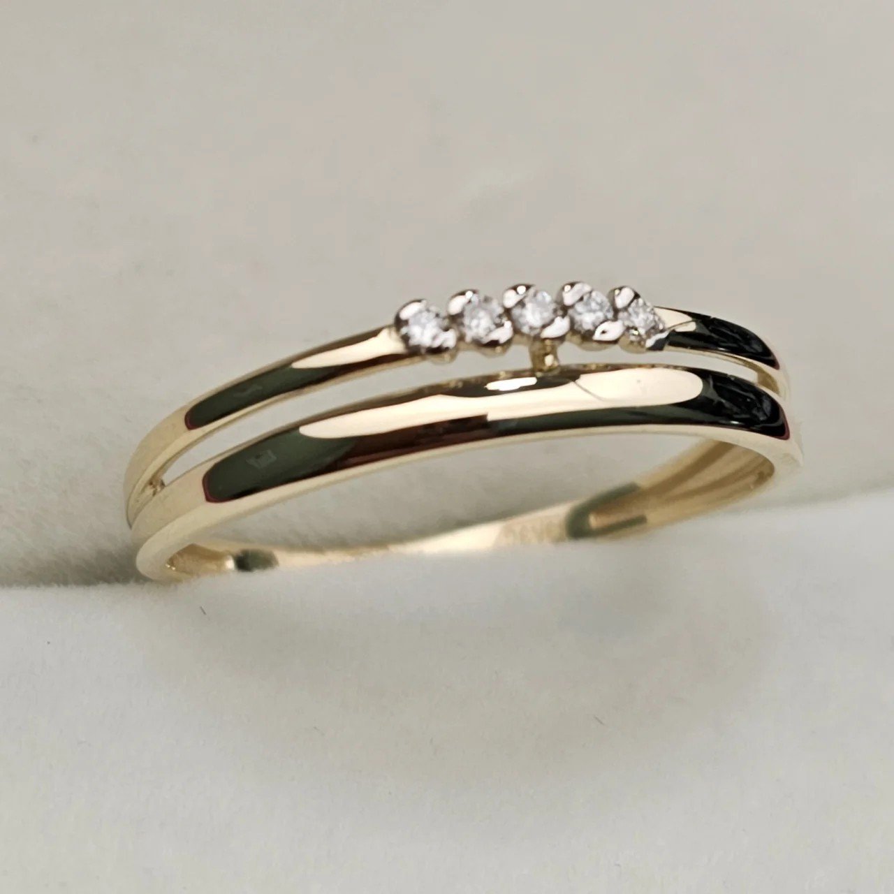 Кольцо Deimantas 108339591 17р 1,17гр 0,035ct. купить,NaN