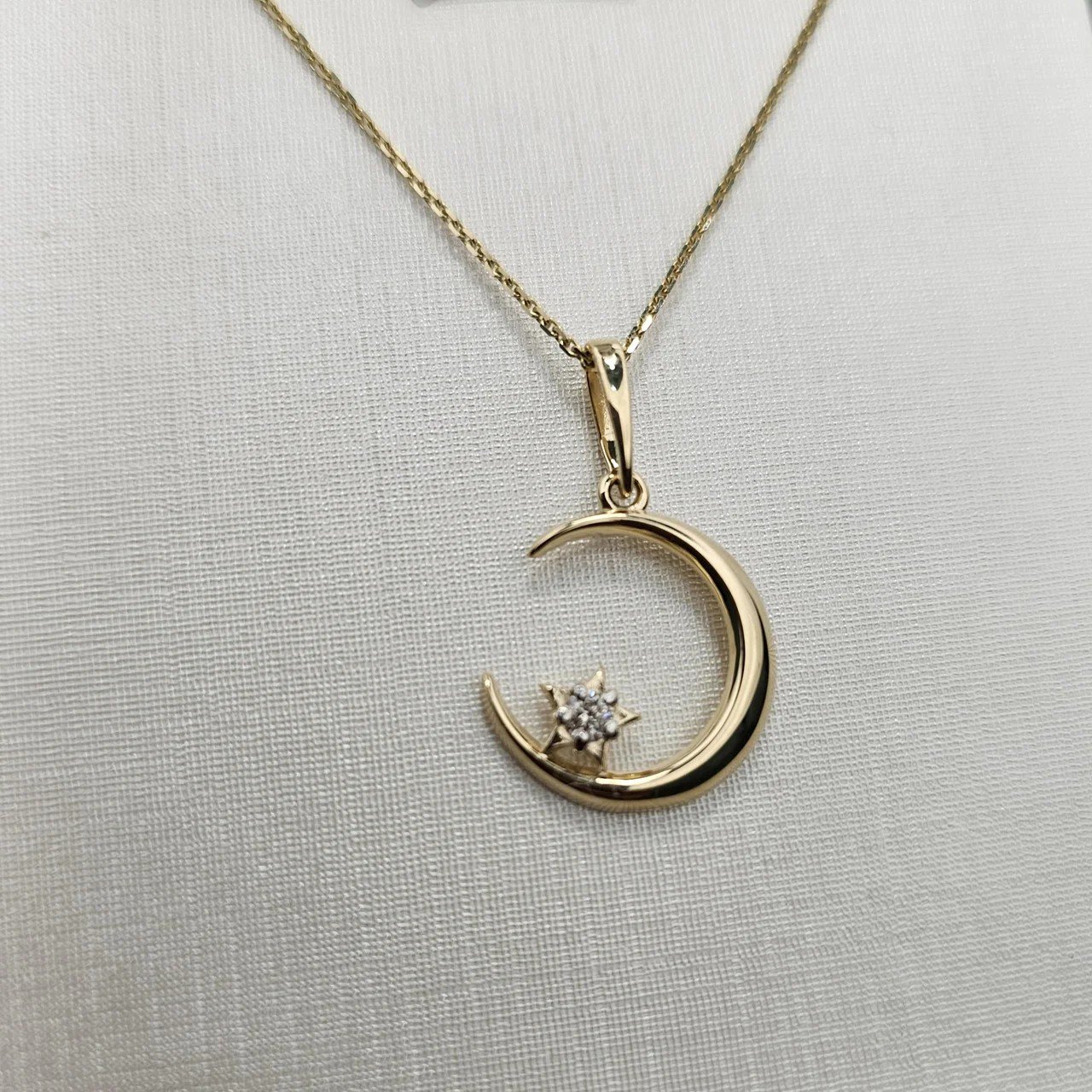 Колье Deimantas 108343924 45см 0,79гр 0,058ct. купить,NaN