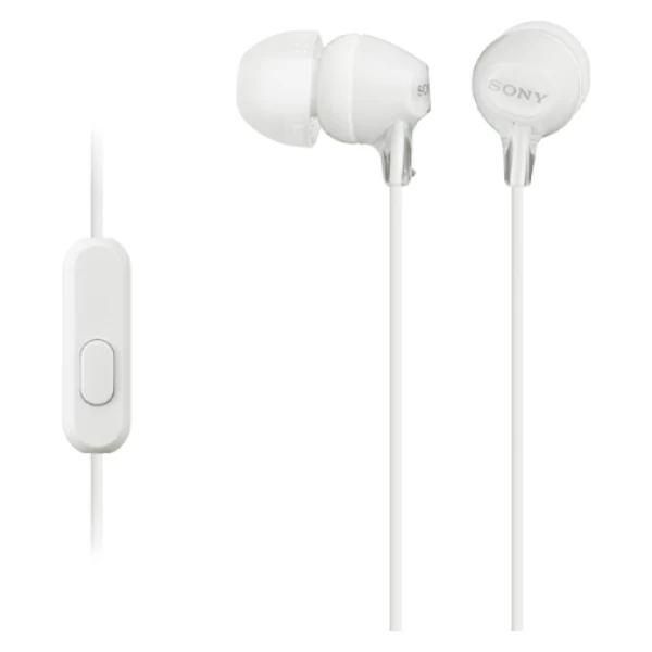 Наушники вставные с микрофоном Sony MDR-EX14AAPW.EE белые купить,NaN